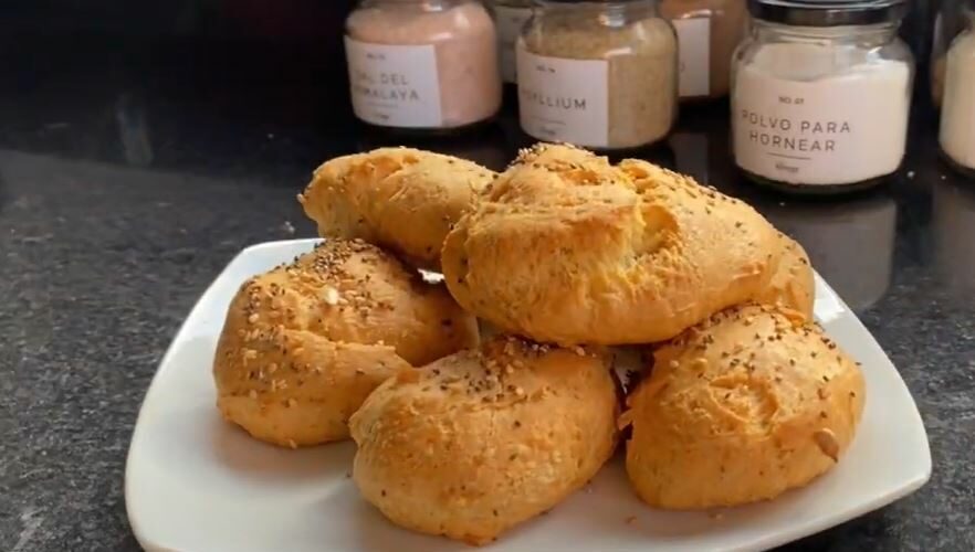 Pancitos sin gluten con harina de almendras