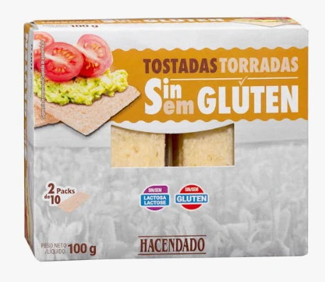 Tostadas sin gluten Marcadona